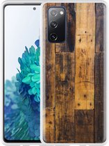 Hoesje Geschikt voor Samsung Galaxy S20 FE Special Wood