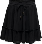 Only Rok Onlibiza Life Short Skirt Wvn Noos 15219931 Black Dames Maat - XL