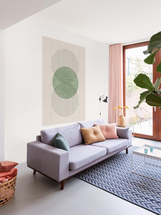 IXXI Perfect Point Green - Décoration murale - Abstrait - 80 x 60 cm