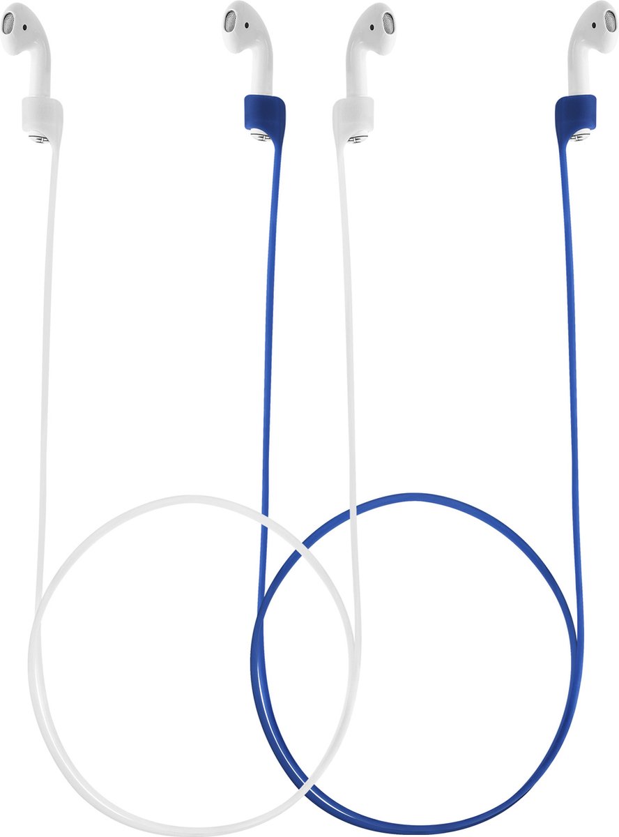 kwmobile 2x magnetisch oordopjes koord - Compatibel met Apple Airpods 1 / 2 / 3 / Pro 1 / Pro 2 - - Voor draadloze oordoppen tegen verlies