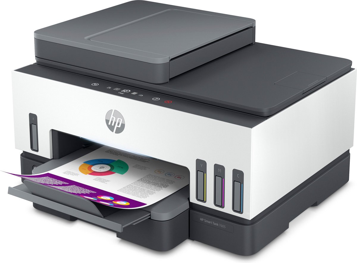 HP Smart Tank 7605 - All-in-One Printer - Inclusief tot 3 jaar inkt - Grijs — afbeelding 5