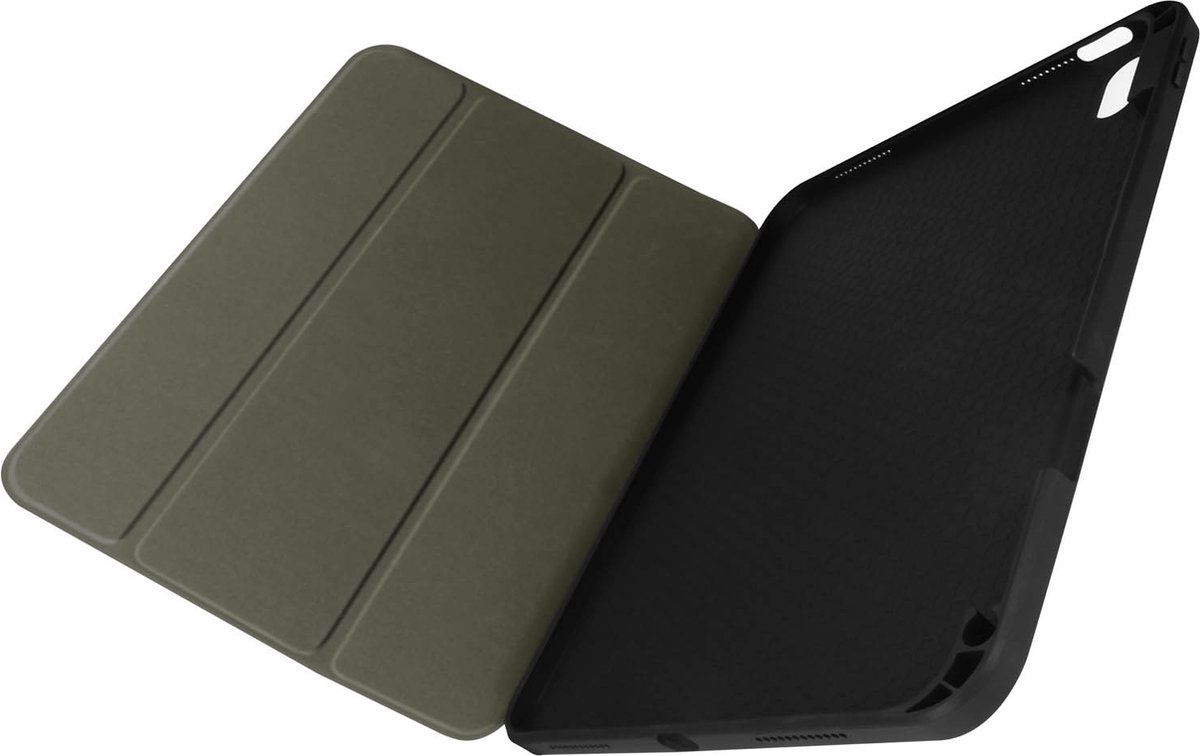 Geschikt voor Apple iPad 10.9 2022 Hoesje Flip Video-steun+toetsenbord Tri-Fold – Rood