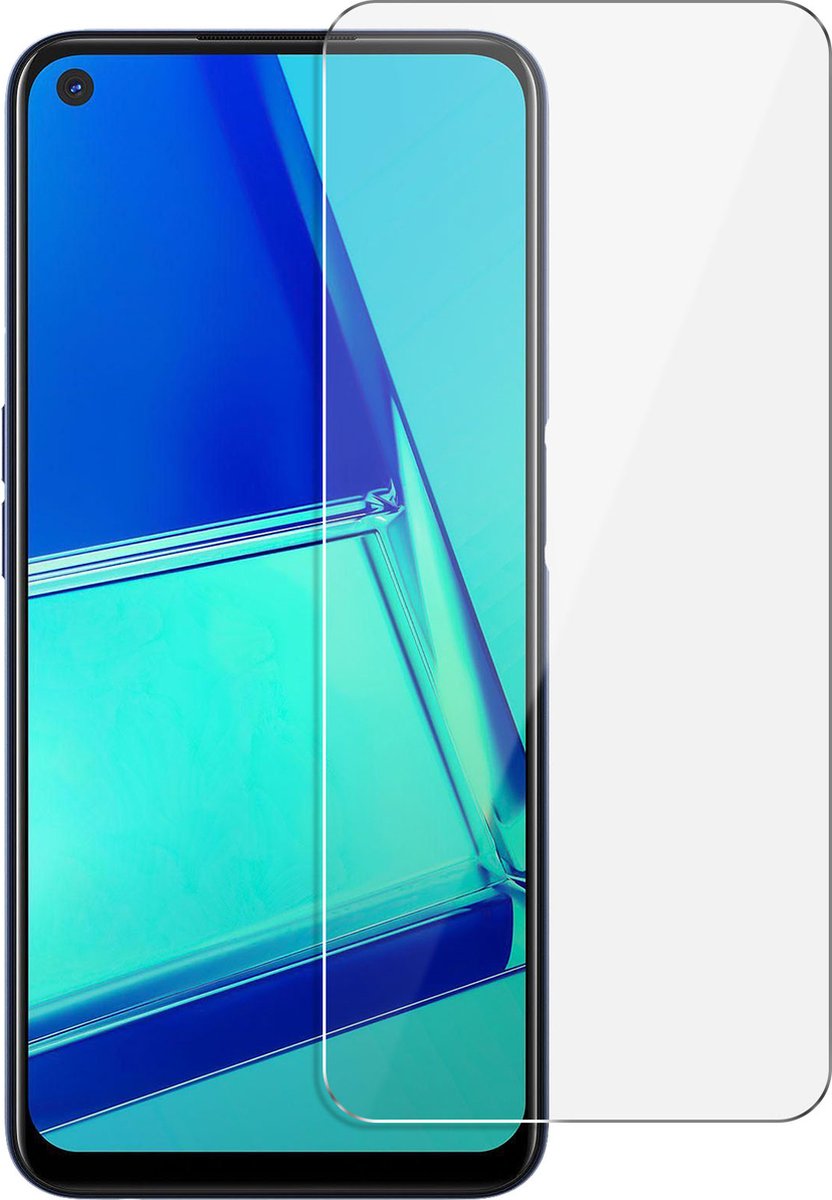 Gehard Glas Geschikt voor Oppo A72/Oppo A52 9H Anti-vlekken Zwart