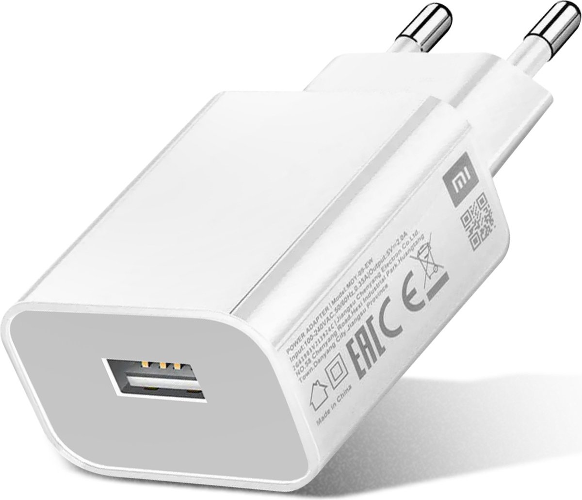 Xiaomi USB-Oplader 2A - Snel opladen - MDY-09-EW - Wit