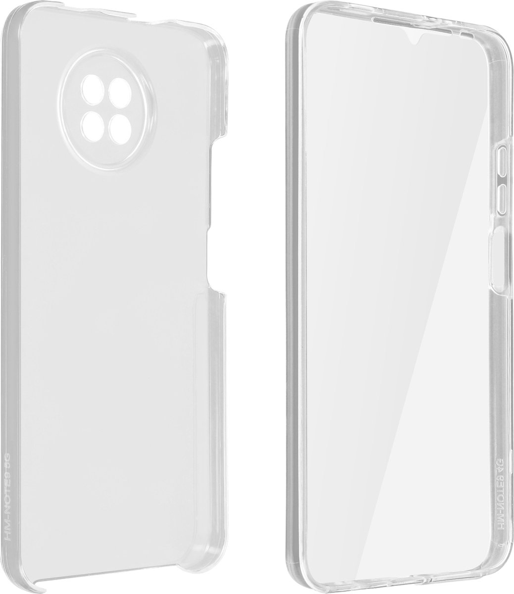 Integraal Hoesje Geschikt voor Xiaomi Redmi Note 9T 5G met harde achterkant