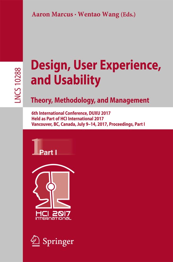 Design, User Experience, and Usability: Theory, Methodology, ... - cover
