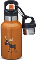 Carl Oscar - TEMPflask - Flacon thermos Oranje avec orignal - 350 ml - gourde