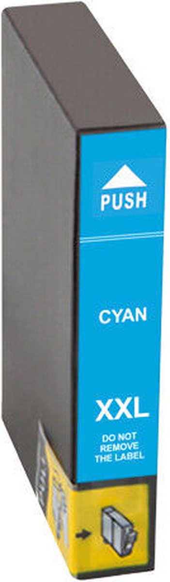 Pcman Epson Huismerk T2432 Cartridge - Cyaan