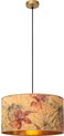 Lucide TANSELLE - Hanglamp - Ø 45 cm - 1xE27 - Multicolor