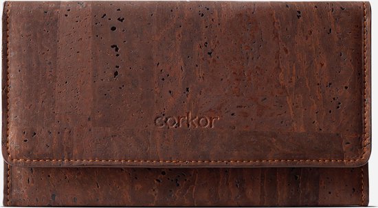 Corkor CK273 - Women's Wallet With Flap - Bruin