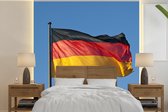 Behang - Fotobehang Foto van de Duitse vlag - Breedte 350 cm x hoogte 350 cm