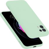 Coque Cadorabo pour Motorola EDGE 20 LITE / FUSION en VERT CLAIR LIQUIDE - Coque de protection en silicone TPU souple