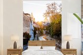 Behang - Fotobehang Parijs - Zon - Frankrijk - Breedte 170 cm x hoogte 260 cm