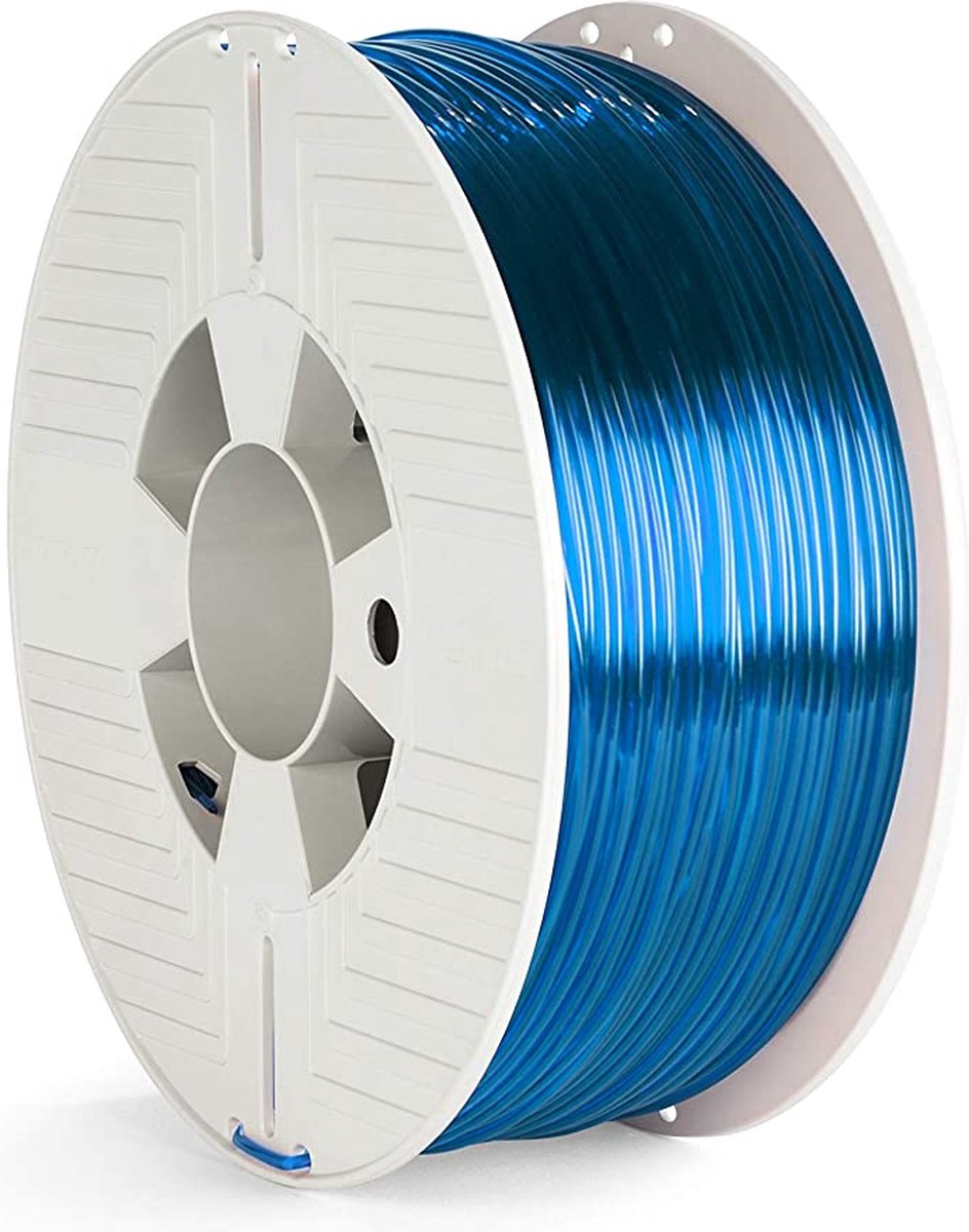Verbatim 55065 3D Printer Filament PET-G 2.85mm 1Kg Blauw Transparant