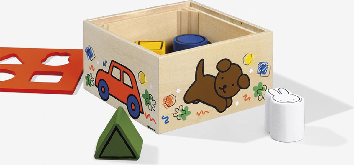 Nijntje houten speelgoed vormenstoof - peuter kleuter educatief speelgoed - vanaf 1,5 jaar - Bambolino Toys — afbeelding 6