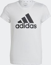 adidas Sportswear Essentials Big Logo Katoenen T-shirt - Kinderen - Wit- 128