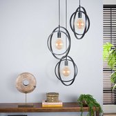 Hanglamp Tricia - 3-lamps - Charcoal