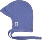 Lille Barn - Bonnet nœud en laine mérinos - Bleu clair - taille 50