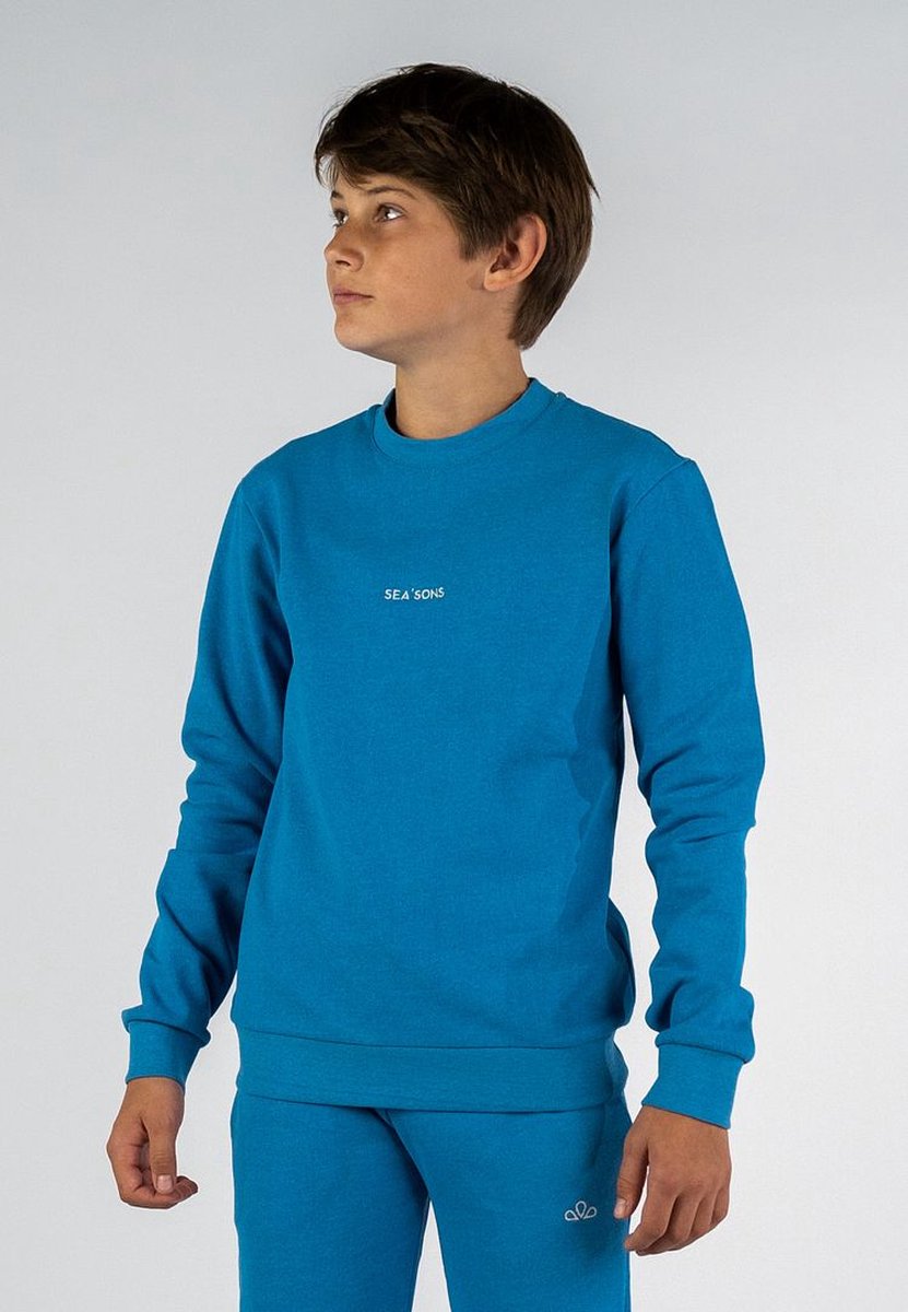 SEA'SONS - Kleurveranderend - Sweater - Donker Blauw - Maat 164 (SEASONS - Kleur veranderend)