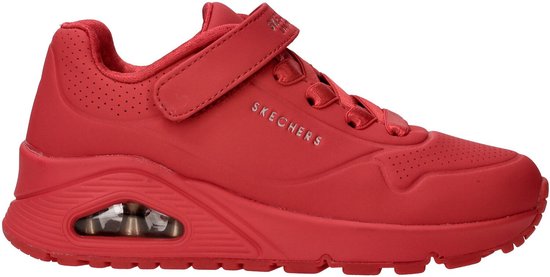Skechers Uno Air Blitz Jongens Sneakers - Rood - Maat 34 | bol.com