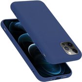 Cadorabo Hoesje geschikt voor Apple iPhone 12 / 12 PRO in LIQUID BLAUW - Beschermhoes gemaakt van flexibel TPU silicone Case Cover