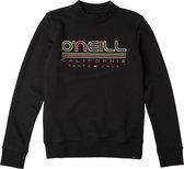O'Neill Sweatshirts Girls All Year Crew Sweatshirt Black Out - A Trui 140 - Black Out - A 70% Cotton, 30% Recycled Polyester