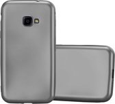 Cadorabo Hoesje voor Samsung Galaxy XCover 4 / XCover 4s in METALLIC GRIJS - Beschermhoes gemaakt van flexibel TPU silicone Case Cover