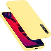 Cadorabo Hoesje voor Huawei P20 PRO / P20 PLUS in LIQUID GEEL - Beschermhoes gemaakt van flexibel TPU silicone Case Cover