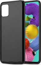 Cadorabo Hoesje geschikt voor Samsung Galaxy A51 4G / M40s in ZWART - Beschermhoes gemaakt van flexibel TPU Silicone Case Cover