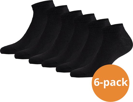 Basset Dames/Heren Bamboe Sokken 2-Pack Zwart | Underwear District