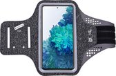 Support pour téléphone running Samsung Galaxy S20 FE - bracelet - bracelet sport - en tissu - Zwart