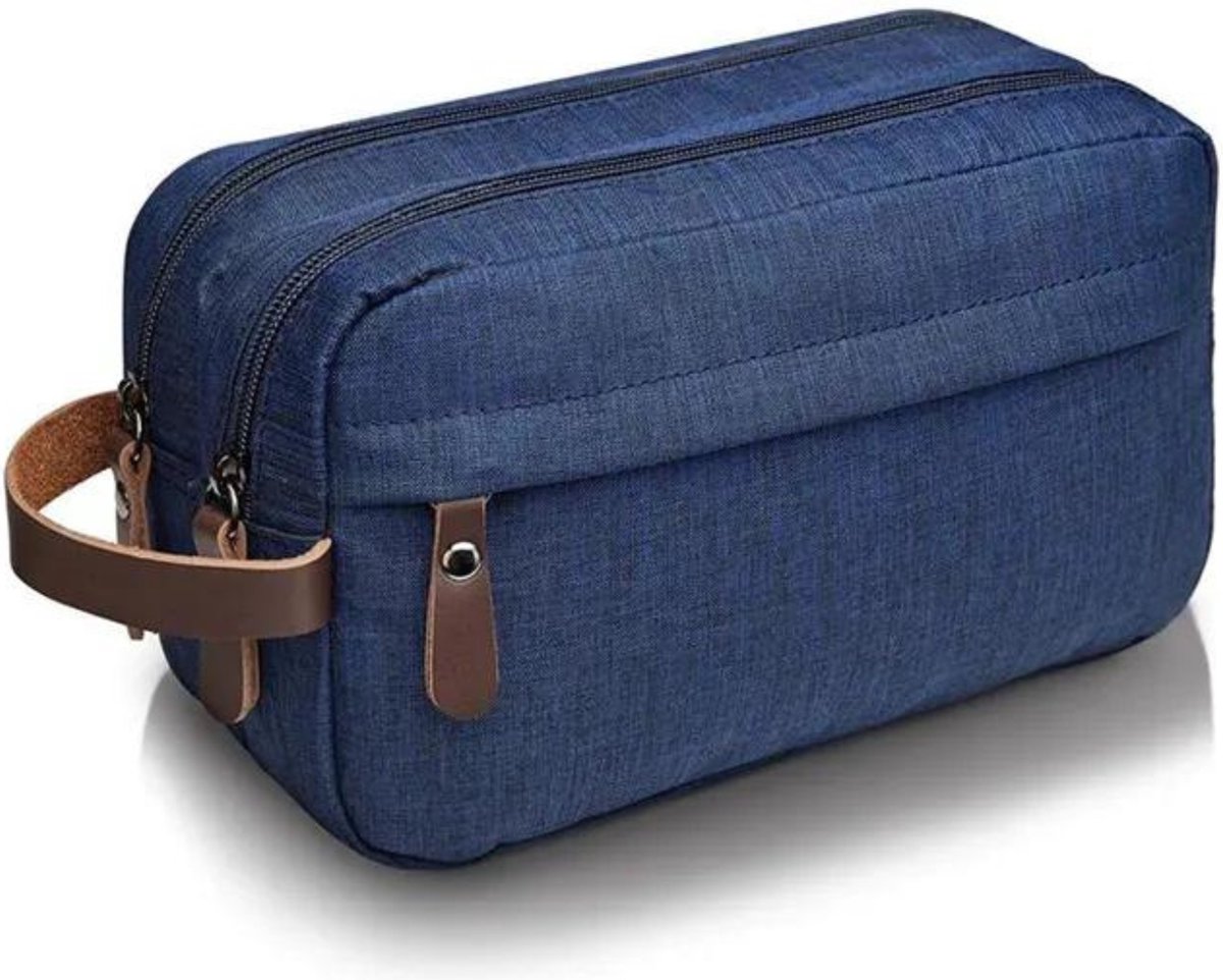 Toilettas Maschio - Heren - Blauw - Heren Toilettas - Cadeau - Toilettas man op Prijzenvolger.com