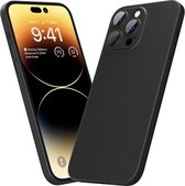 Mobiq - Ultra Dun Hoesje iPhone 14 Pro Max - zwart