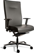 Workliving Manager XL Zwart Leder - Bureaustoel Ergonomisch Design (N)EN 1335 tot 200KG