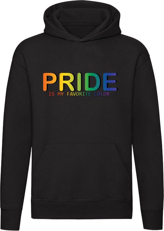 Pride is my favorite color Hoodie - regenboog - LGBTQ - gay - unisex - trui - sweater - capuchon