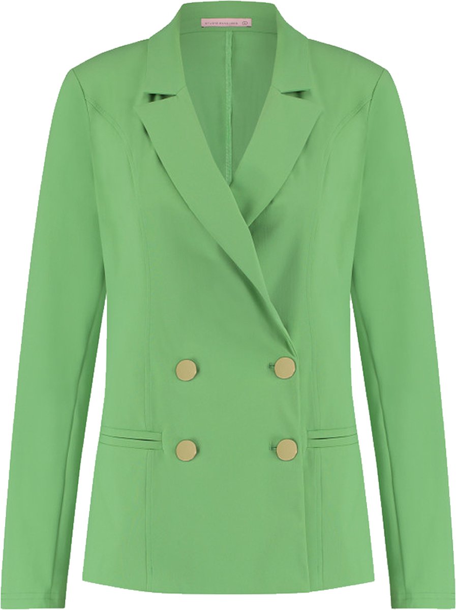 Studio Anneloes Blues bonded blazer - Dames - Maat: L