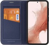 Dux Ducis - Hoes geschikt voor Samsung S23- Magnetische sluiting - Book Case - Blauw