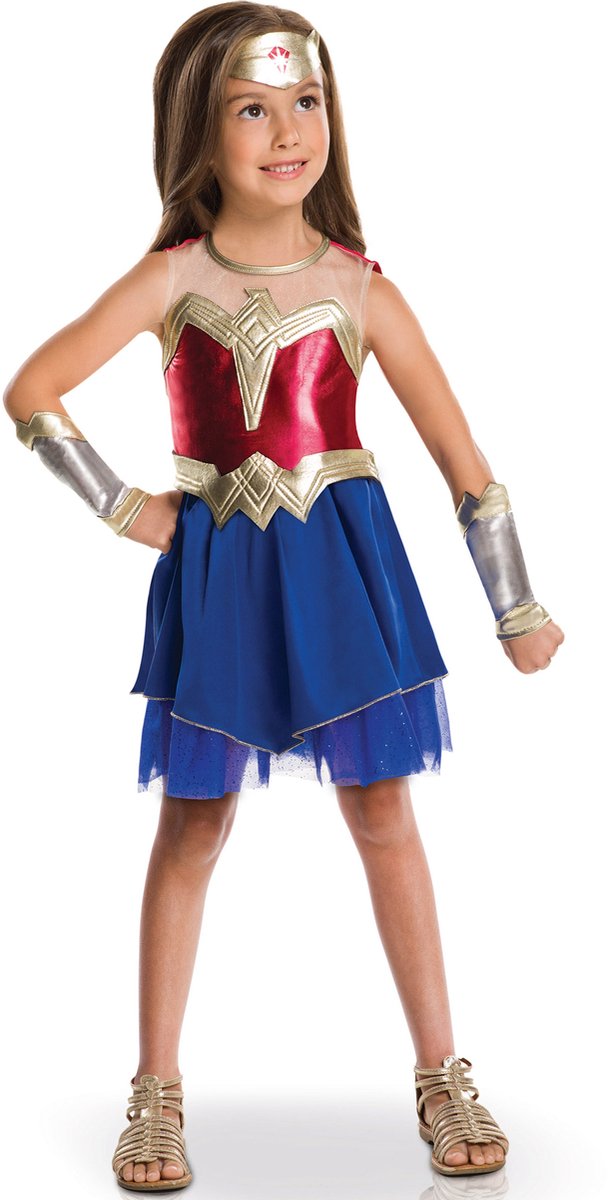 Wonder Woman™ - Dawn of Justice kostuum voor meisjes  - Kinderkostuums - 110/116