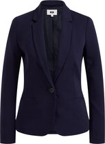 WE Fashion Dames getailleerde jersey blazer | bol.com