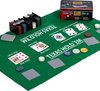 Afbeelding van het spelletje Poker - Pokerset - Pro Poker set 200 chips - Poker chips - Poker fiches - Poker kaarten - Poker koffer - Pokermat - Pokerkleed - Poker top - Inclusief opbergdoos - 200 chips - 24 x 16 x 10 cm - Zwart - Groen