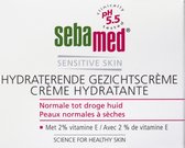 Sebamed Hydraterende gezichtscrème - Met vitamine E - Helpt beschermen tegen vroegtijdige huidveroudering - Hydratatie - Huidverzorging - 75 ml