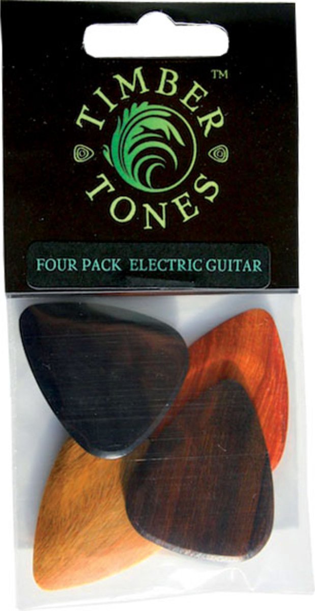 Timber Tones EG/EGT Electric gitaar 4er pakket - Plectrum set