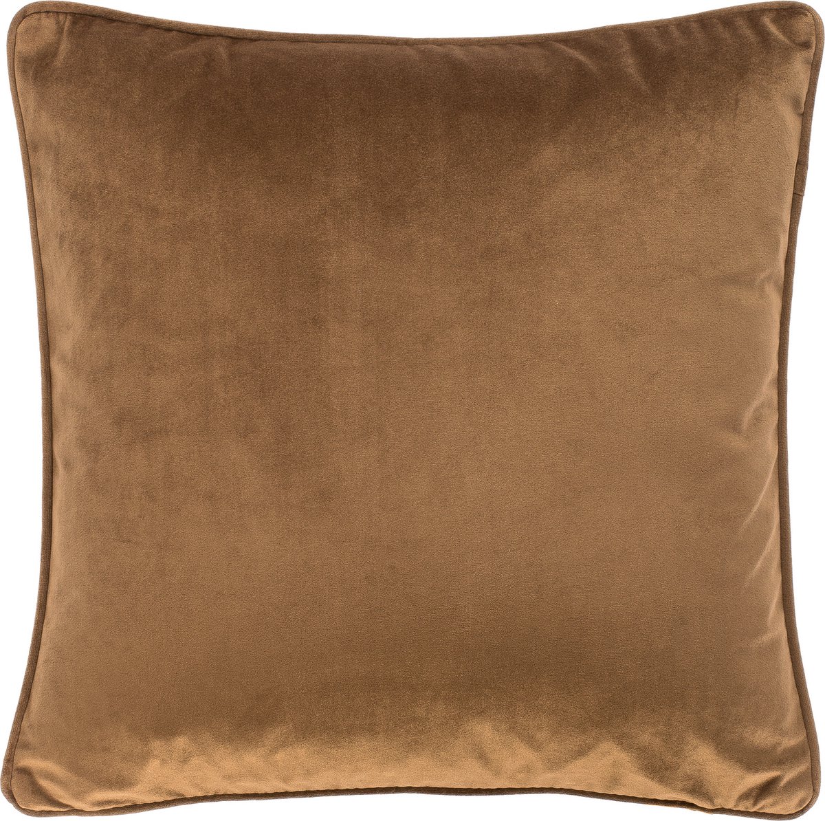 TISECO HOME STUDIO - Kussen (gevuld) Fluweel - Vierkant - 60x60 cm - Truffle