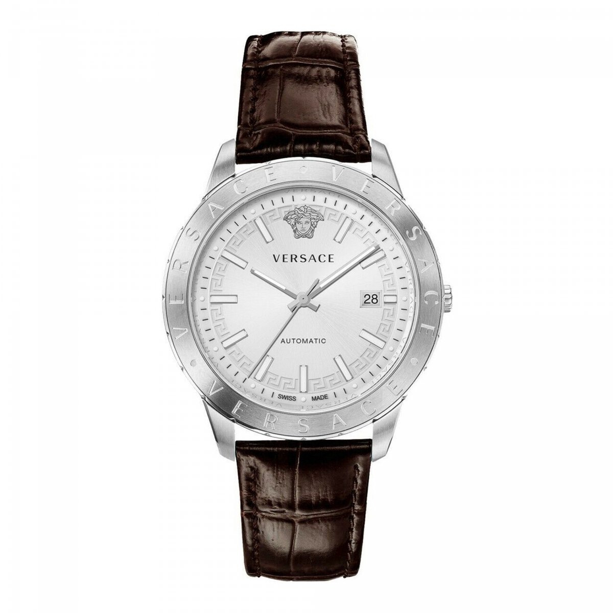 Versace VE2D00121 horloge mannen - Roestvrij Staal - zilver