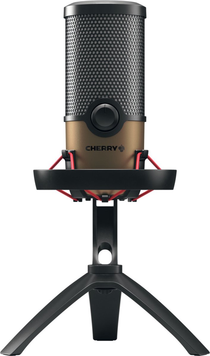 CHERRY UM 9.0 PRO RGB Zwart, Koper Tafelmicrofoon