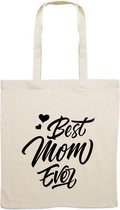 Best Mom Ever | mama | canvas | canvastas | Tas | Bedrukt