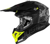 JUST1 J39 Kinetic Camo Off-Road Helm - Fluo Yellow / Red / Black - Maat M