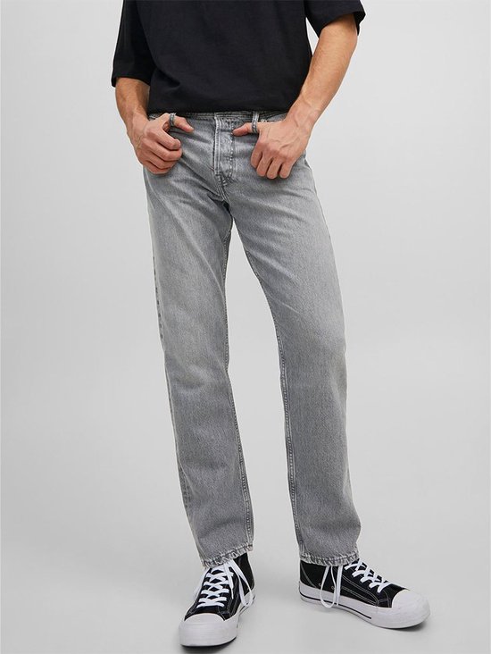 JACK & JONES Chris Original loose fit - heren jeans - grijs denim - Maat: 31/32