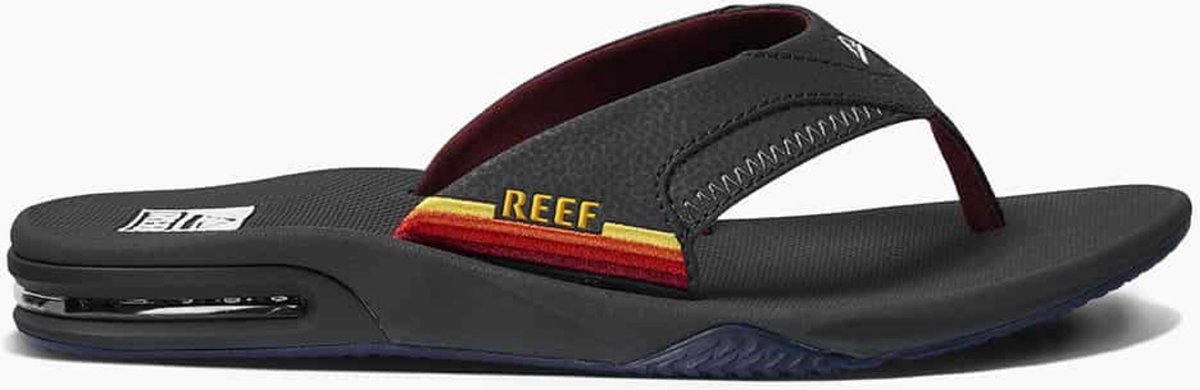 Handgemaakt Schoeisel Reef Fanning Slide Heren Teenslippers - Met Flesopener In De Zool Men's Reef Fanning