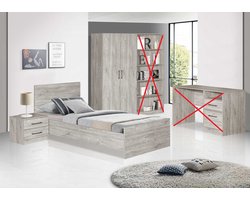 Belfurn - kinderkamer ELMA 3 delig met 2 deurskast